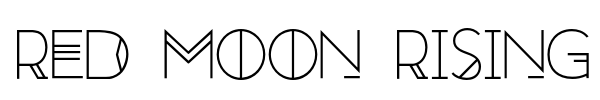 Red Moon Rising font preview